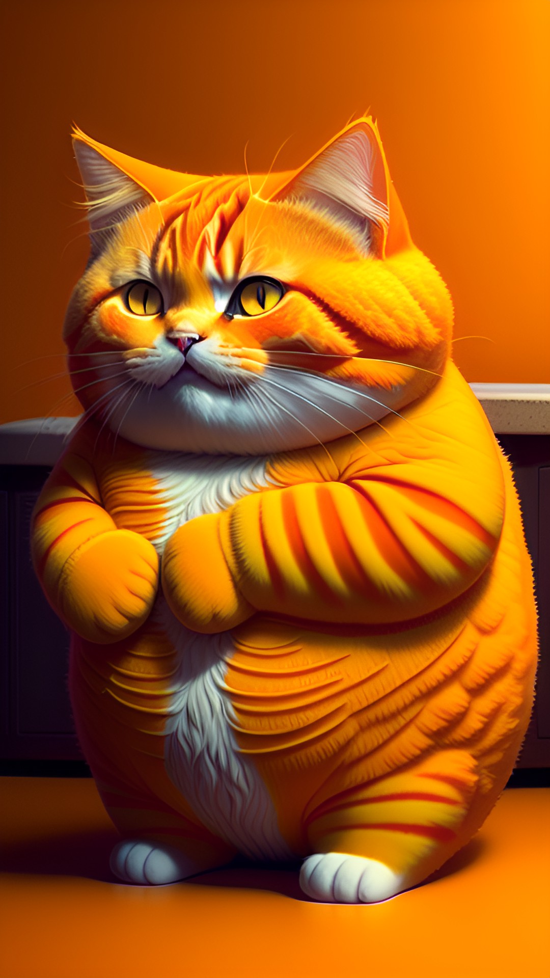 fat orange cat who hates mondays and loves lasagna preview