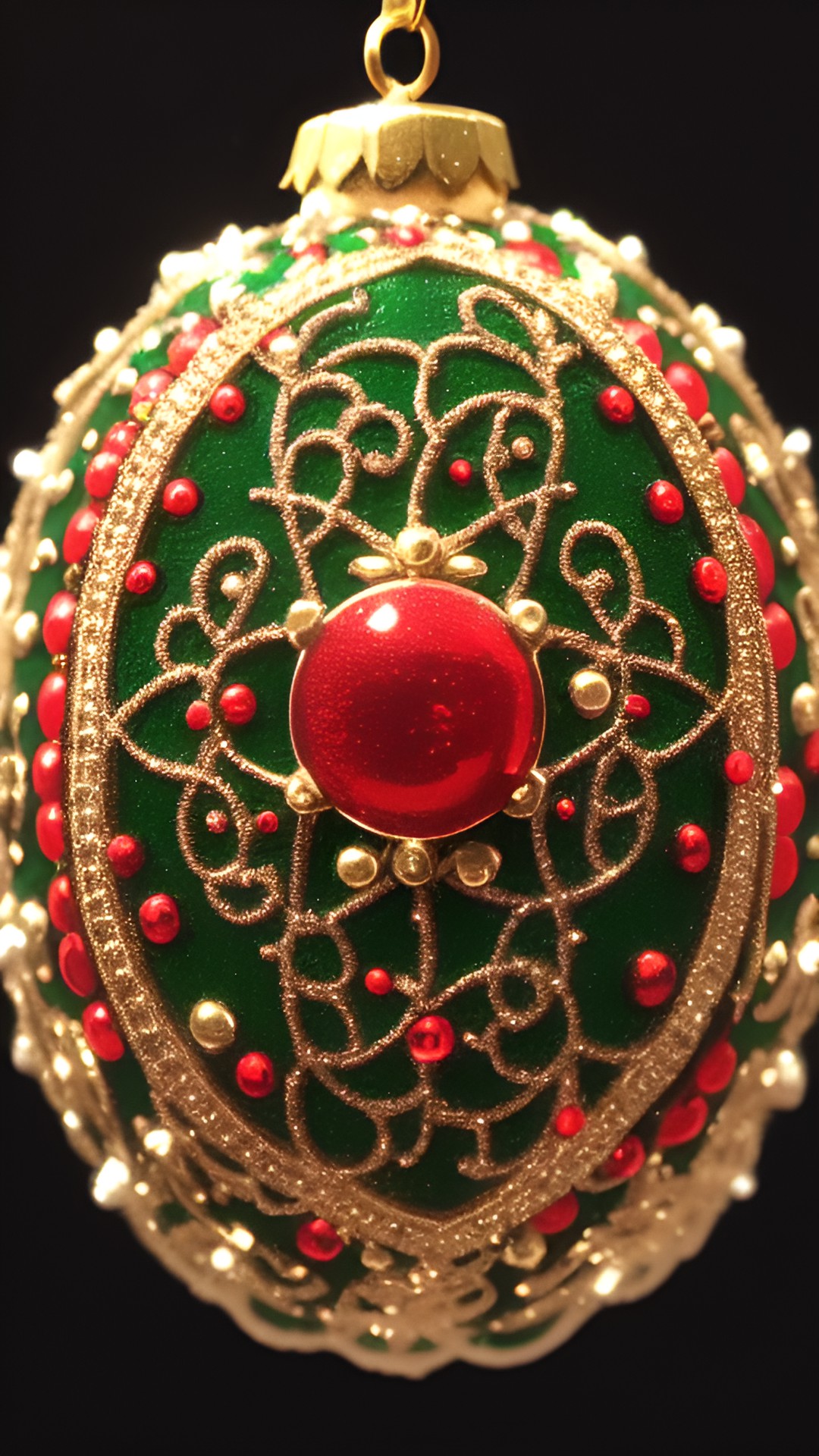 victorian christmas ornament preview