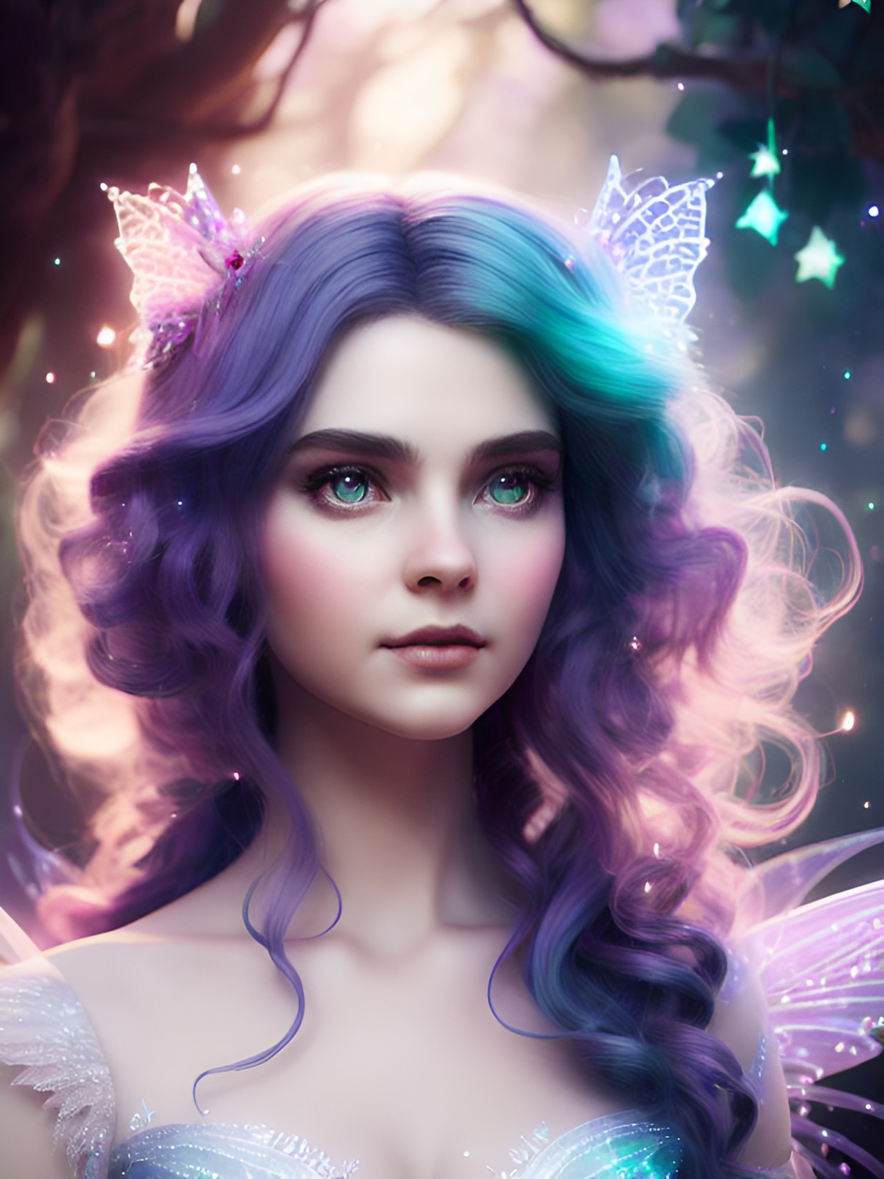 a fairy a mystical creature, near lilith ,8k, hd, portrait, detailed , preview