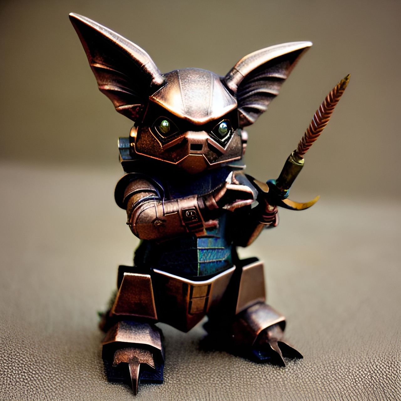 gremlin mecha hieronymus bosch antiqued copper preview