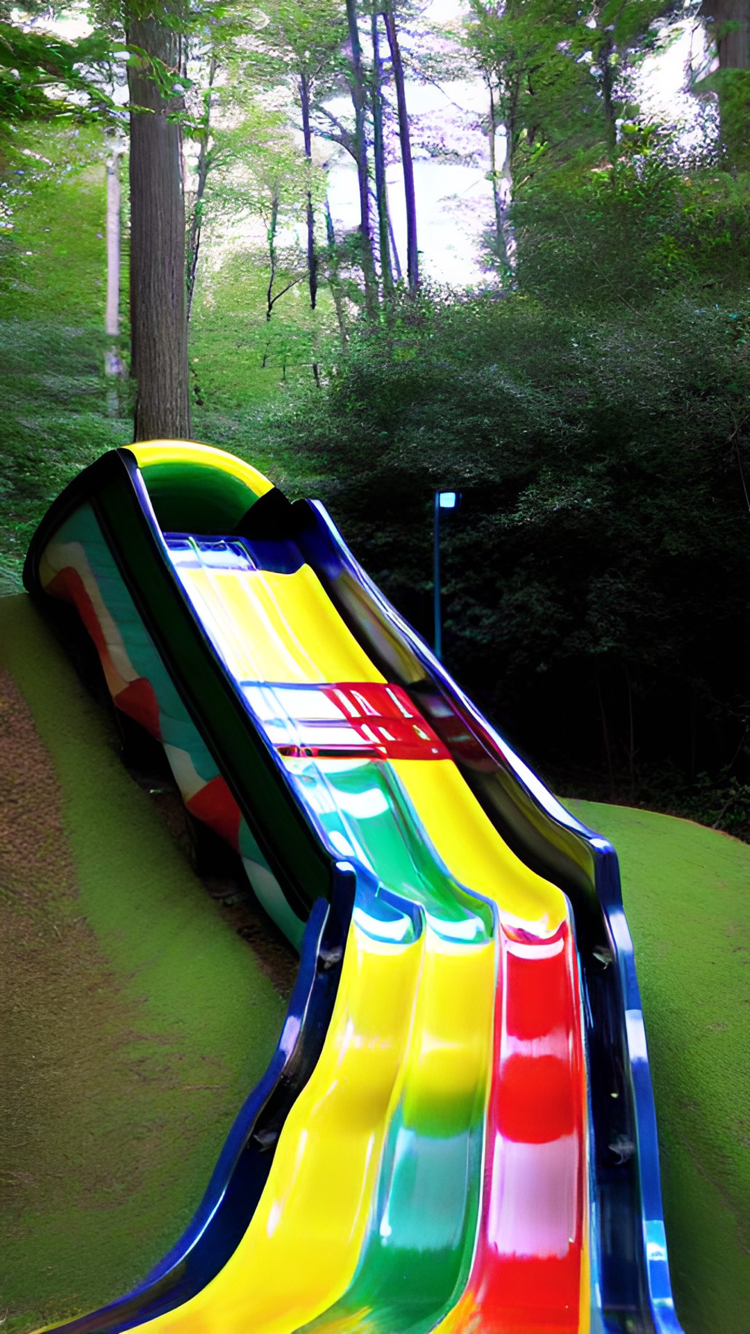 many colorful tube slides preview