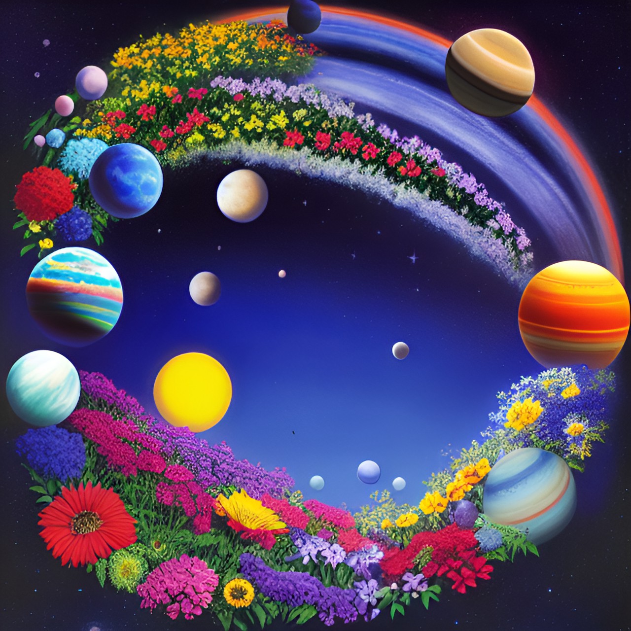 planets of flowers preview