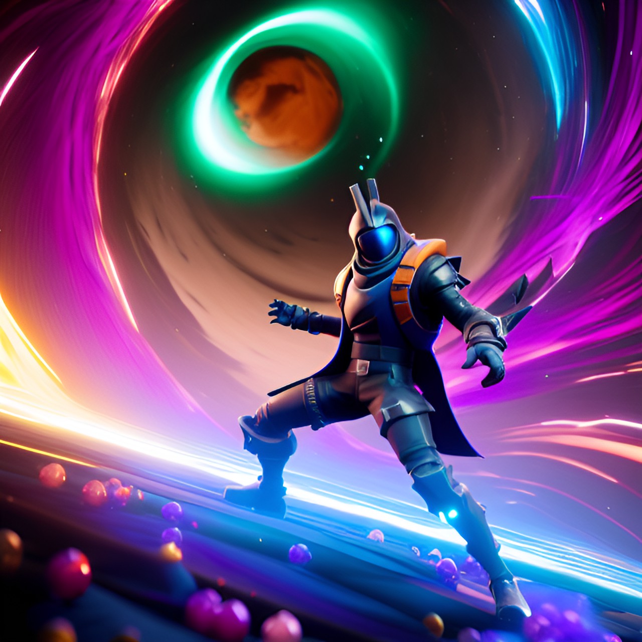 Fortnite black hole - fortnite character attacking a black hole preview