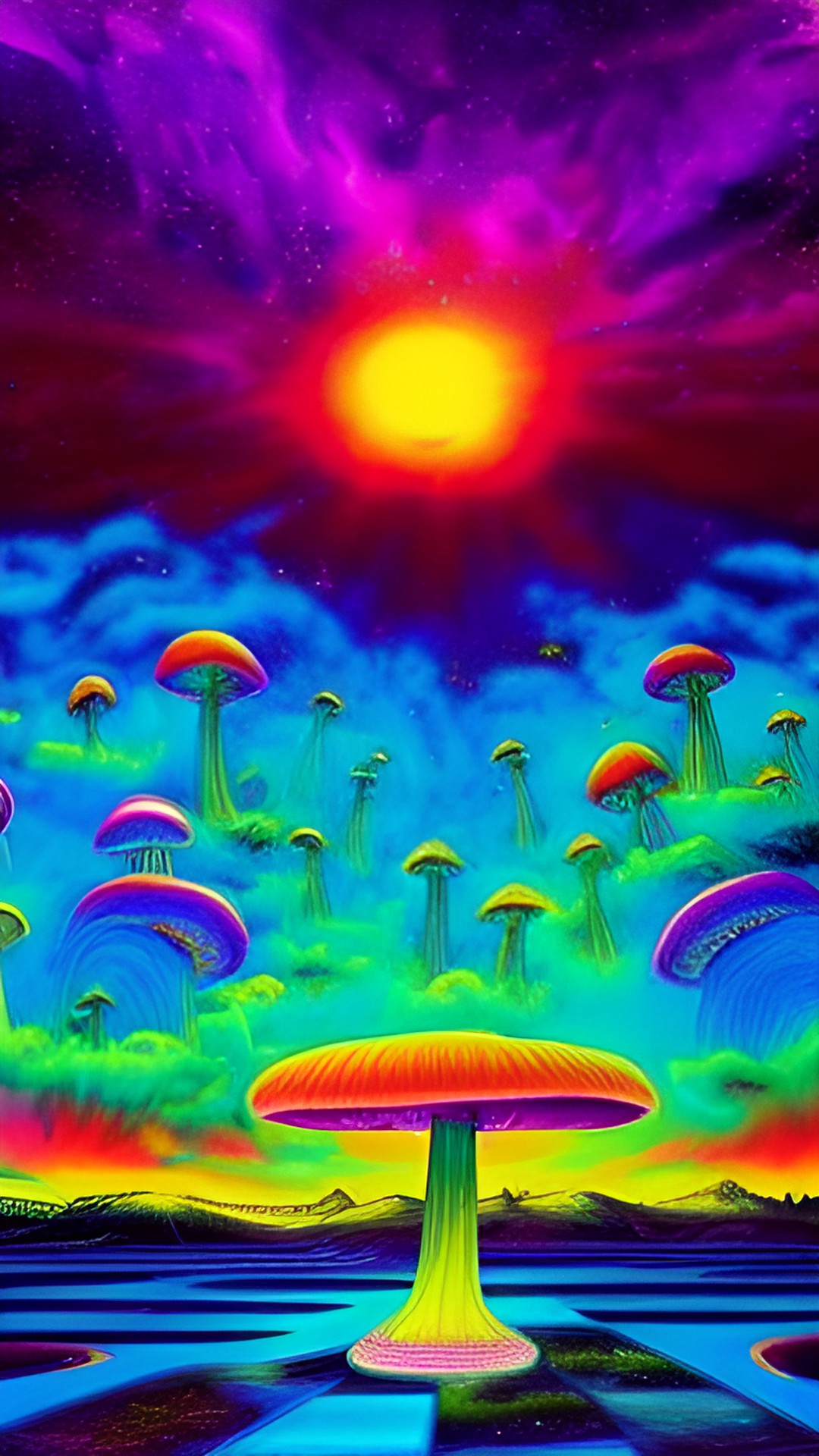 mushroom in the fire sky preview