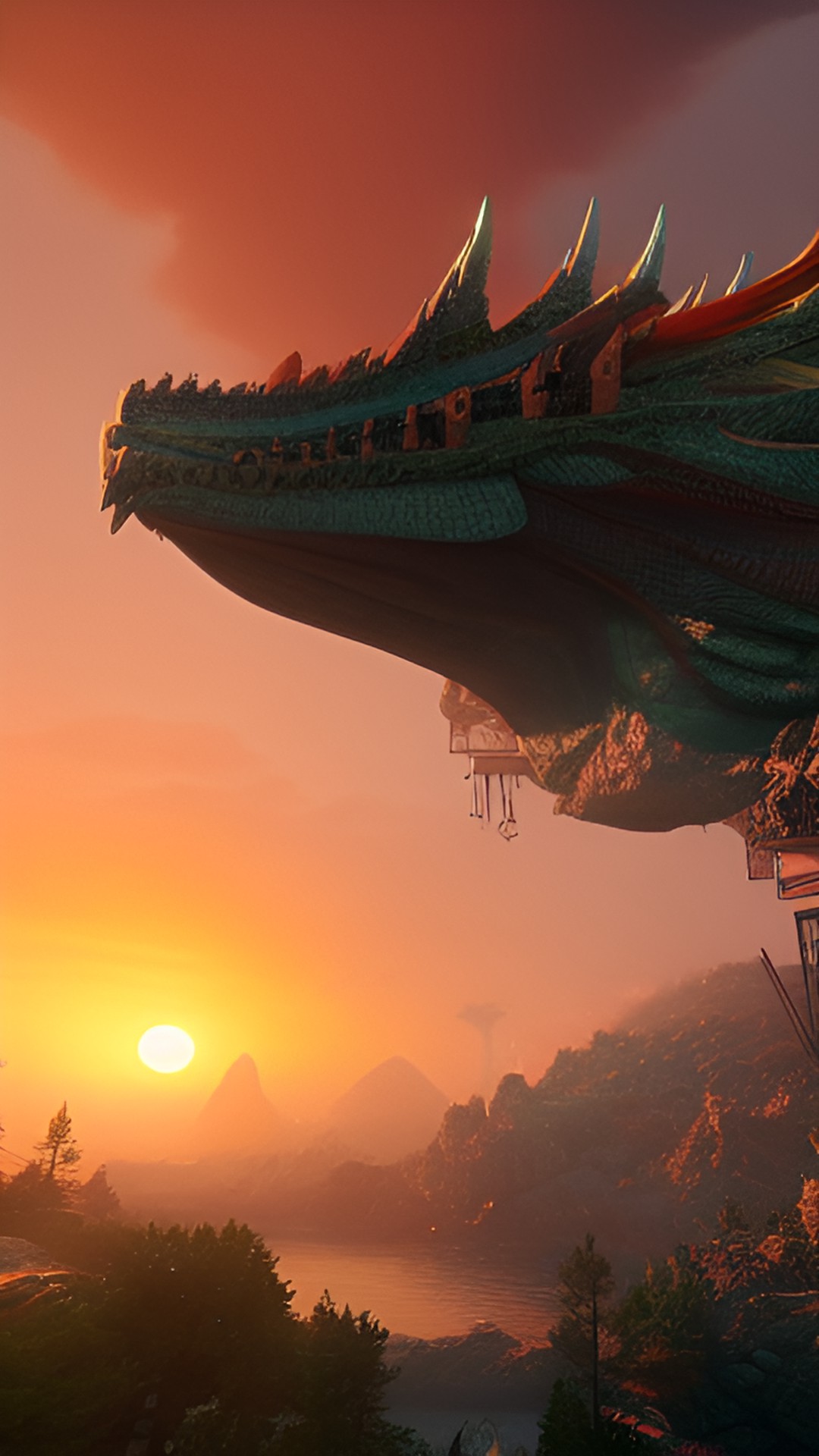 dragon mathematical mechanical dream sunrise preview