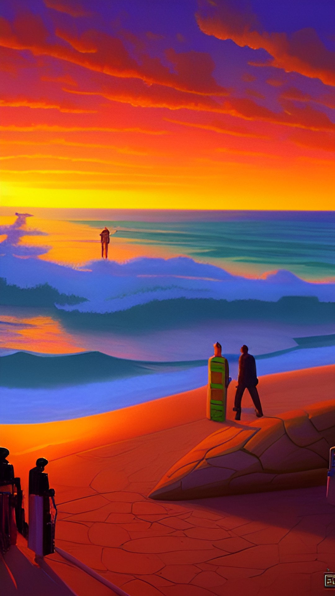 beach sunset preview