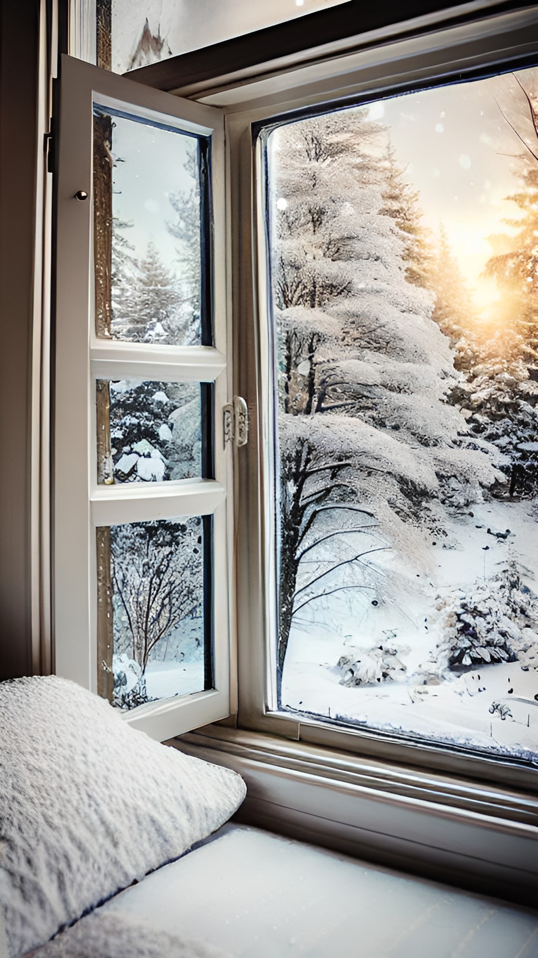 Winter - sleeping with the window open to winter preview