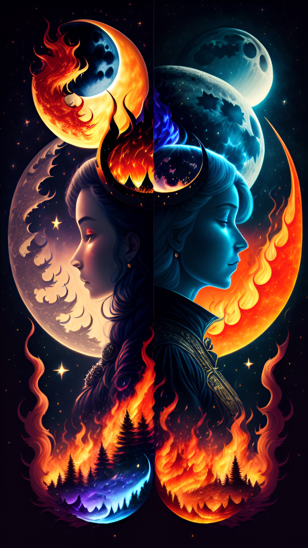 night and day moon and fire preview