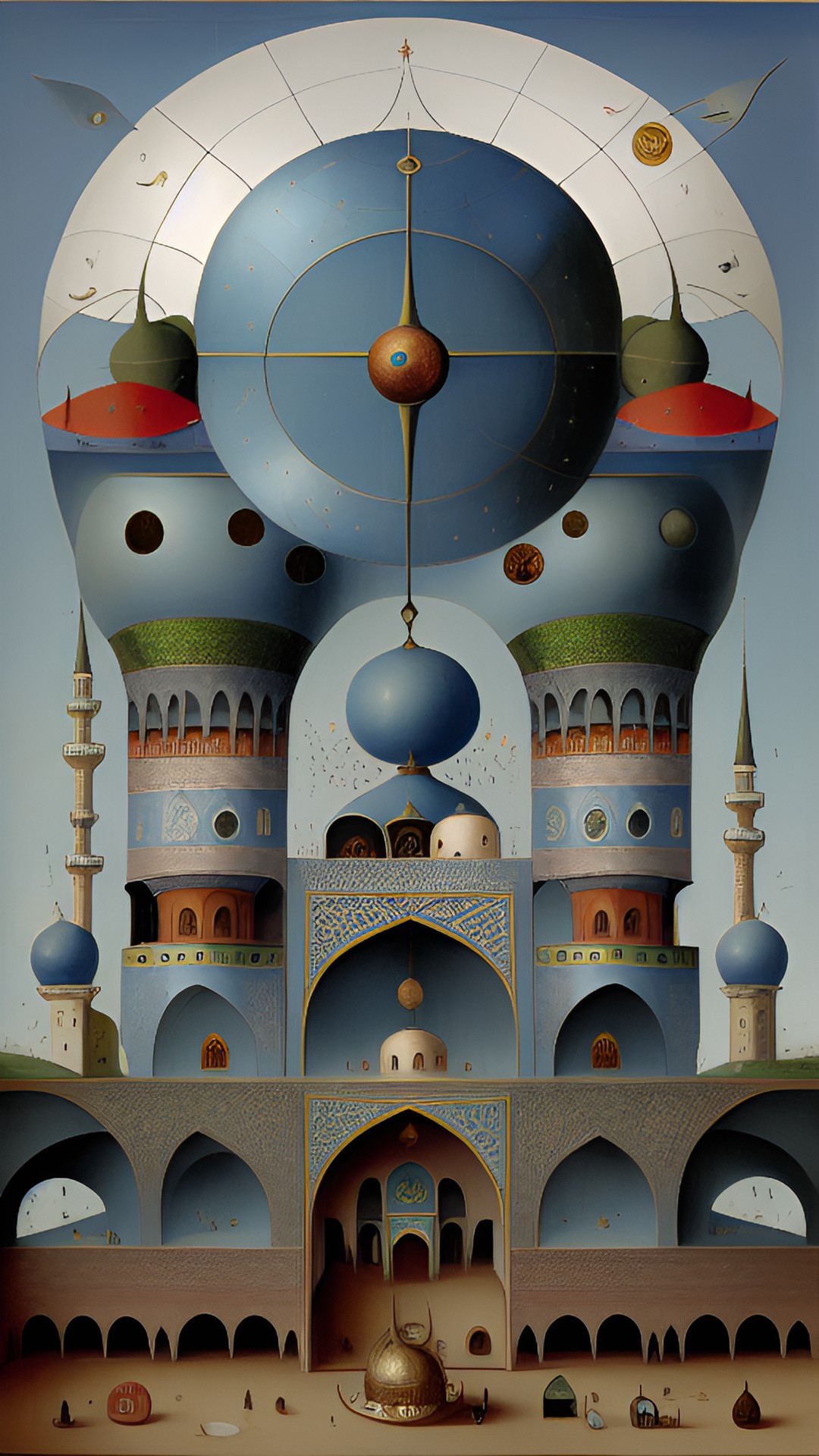 The absurd v2 - futuristic mosque preview