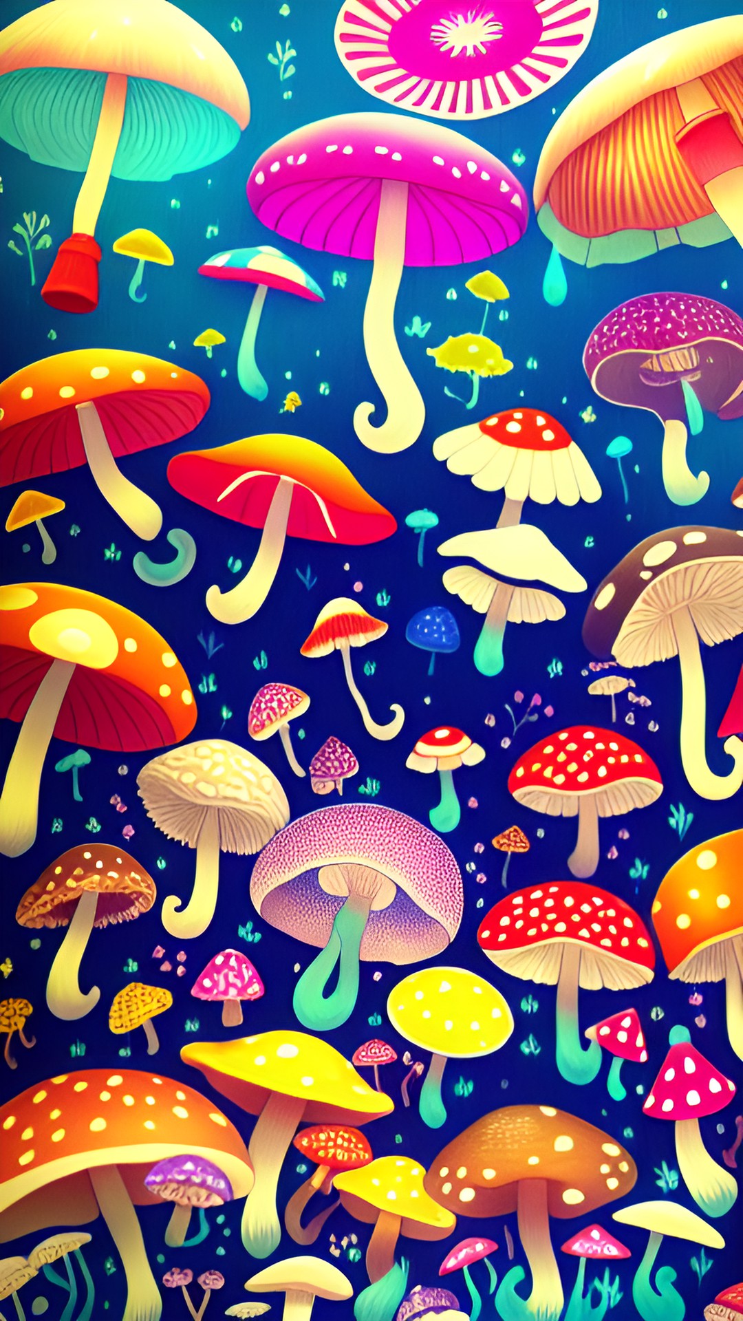 mushrooms umbrellas jellyfish parasols preview