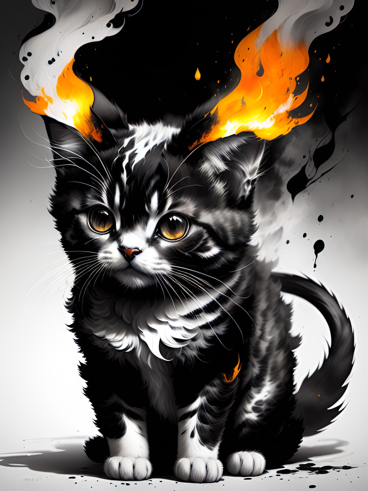 fire elemental kitten preview