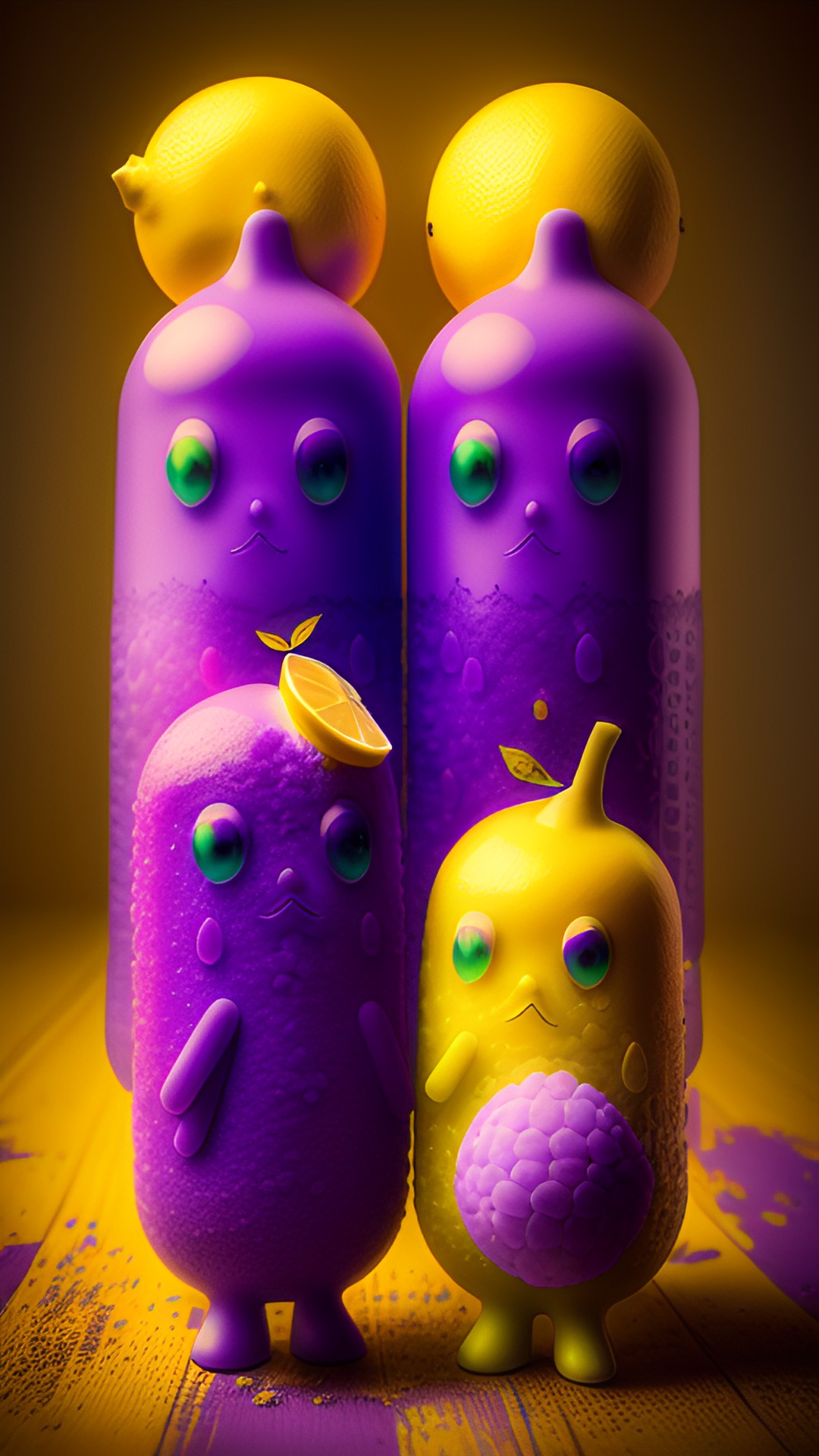 lemon and purple people are a plastic mystery preview