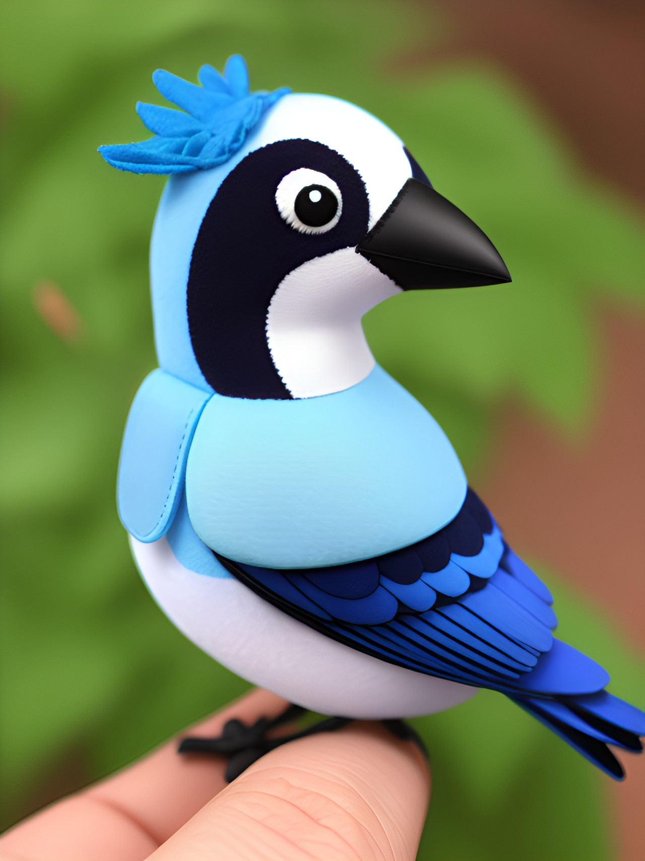 squishy blue jay plushy preview