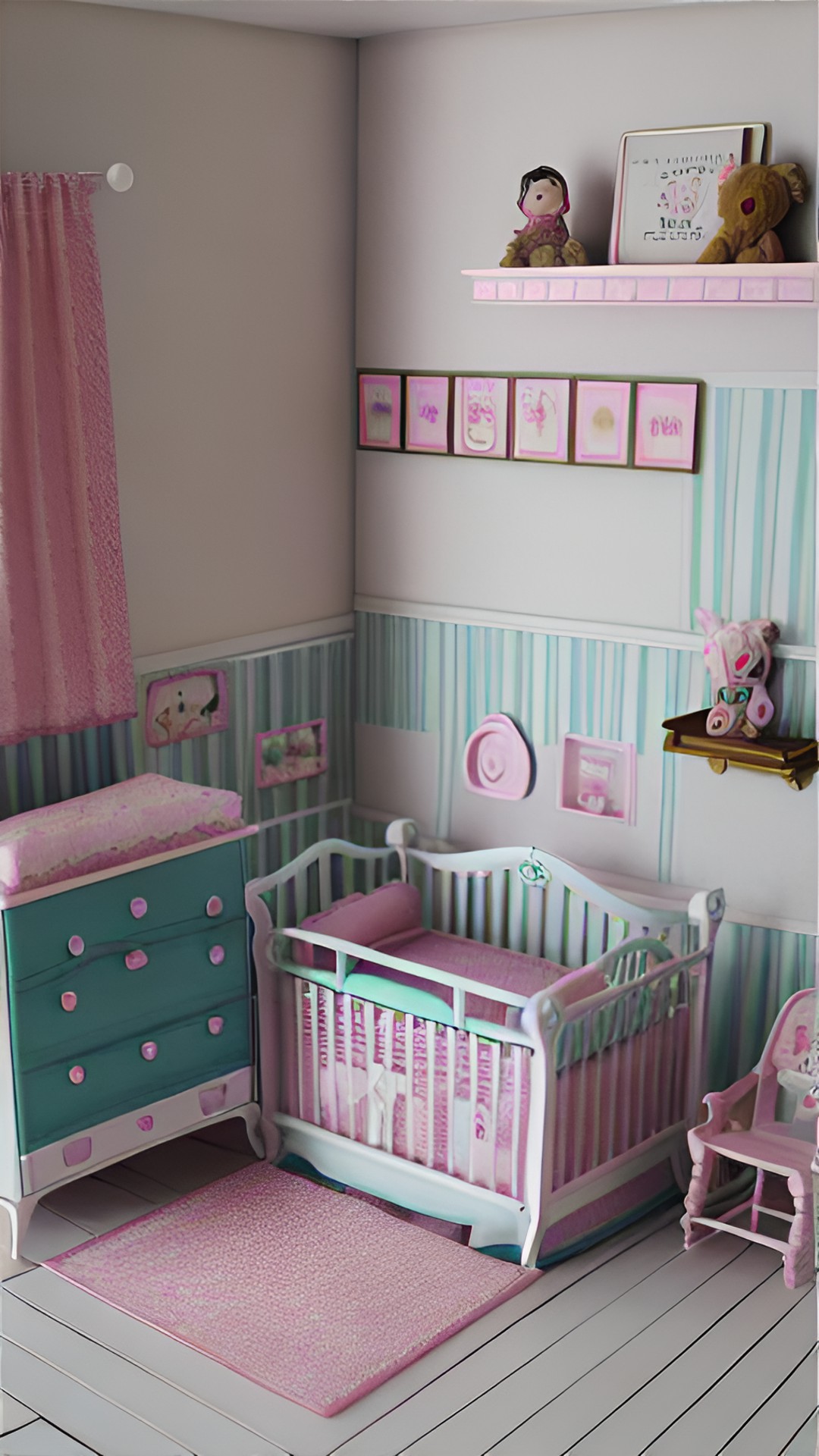 dollhouse nursery - nursery for dolls preview