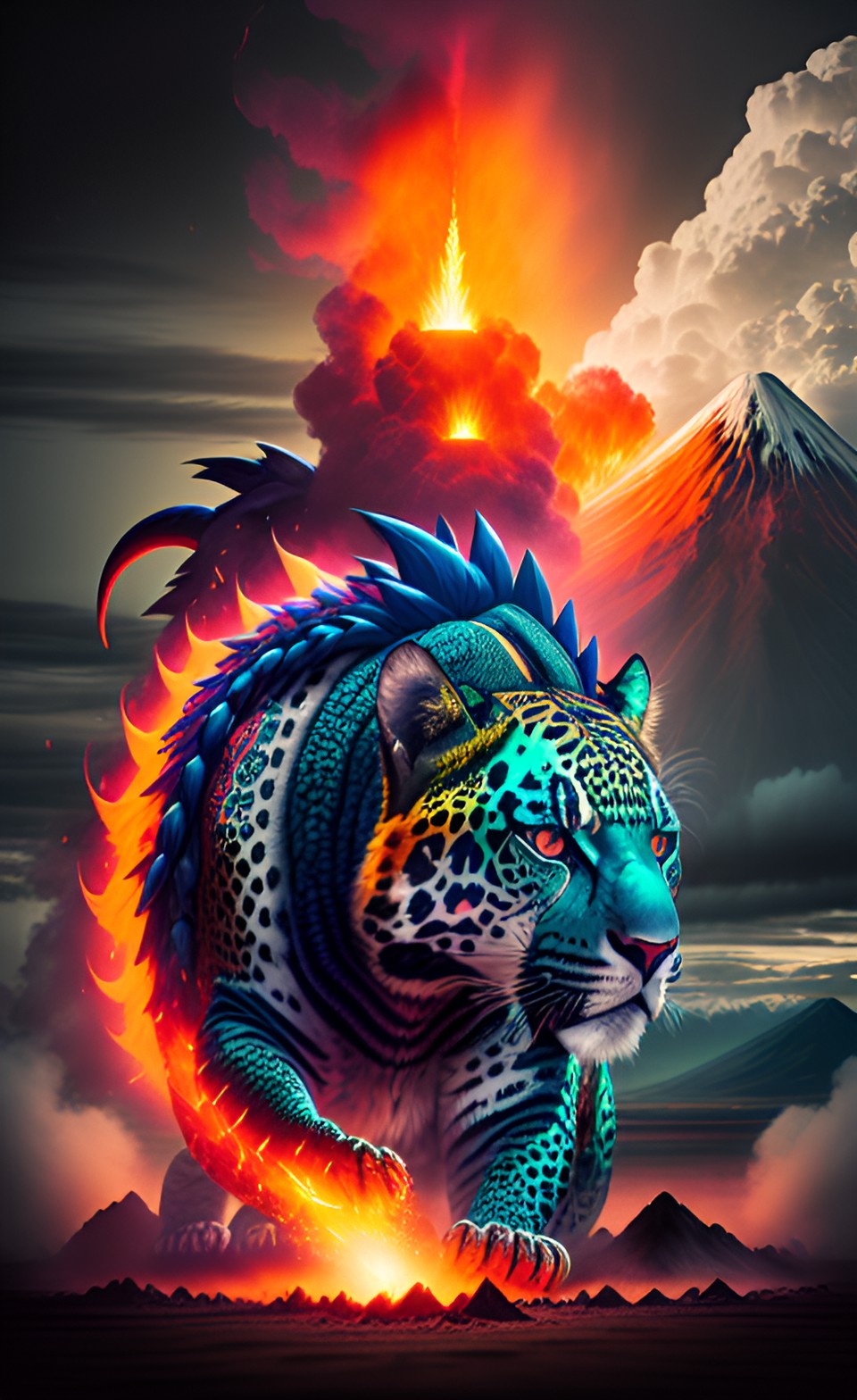 erupting volcano dragon jaguar hybrid preview