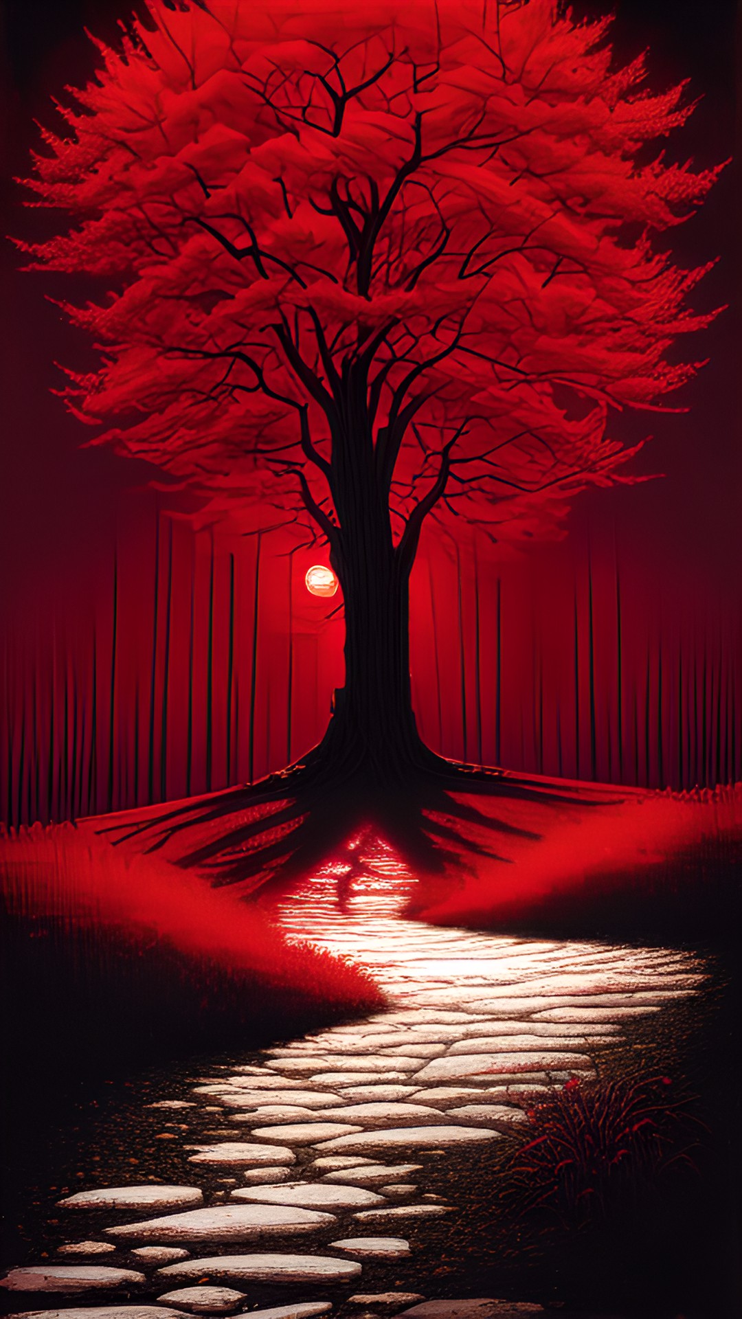 red tree preview