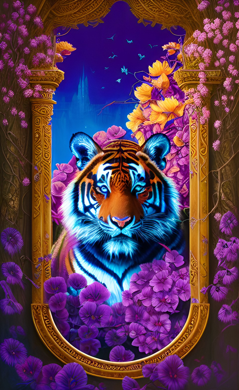 ruined castle tiger purpled preview