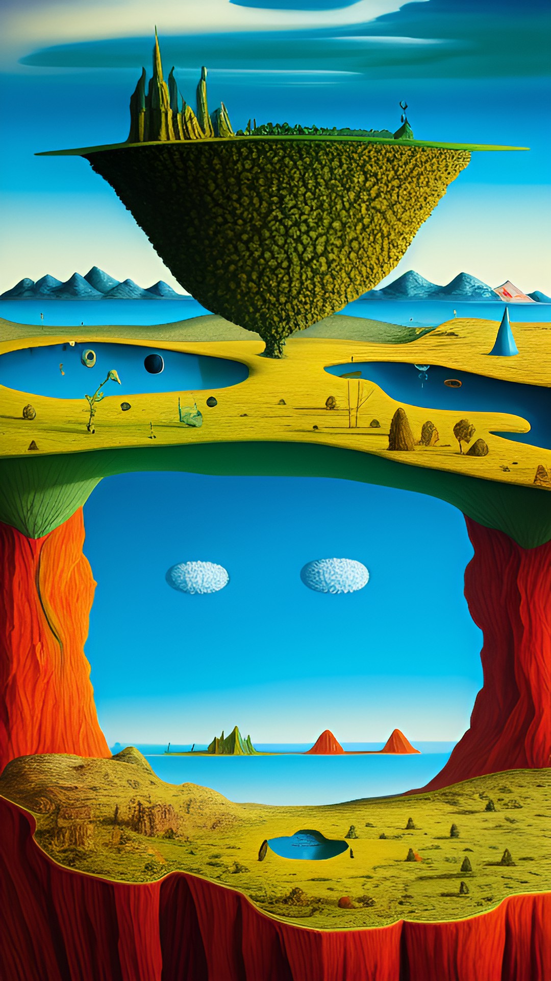 a surreal landscape inspired by the works of salvador dali preview