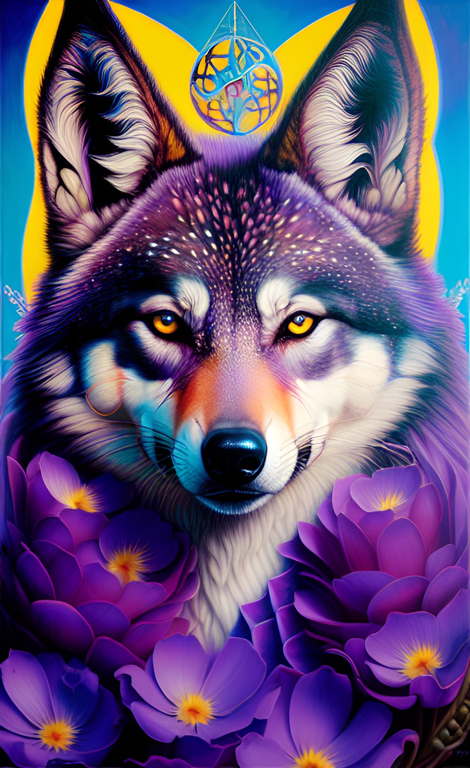 wolf in lavender preview