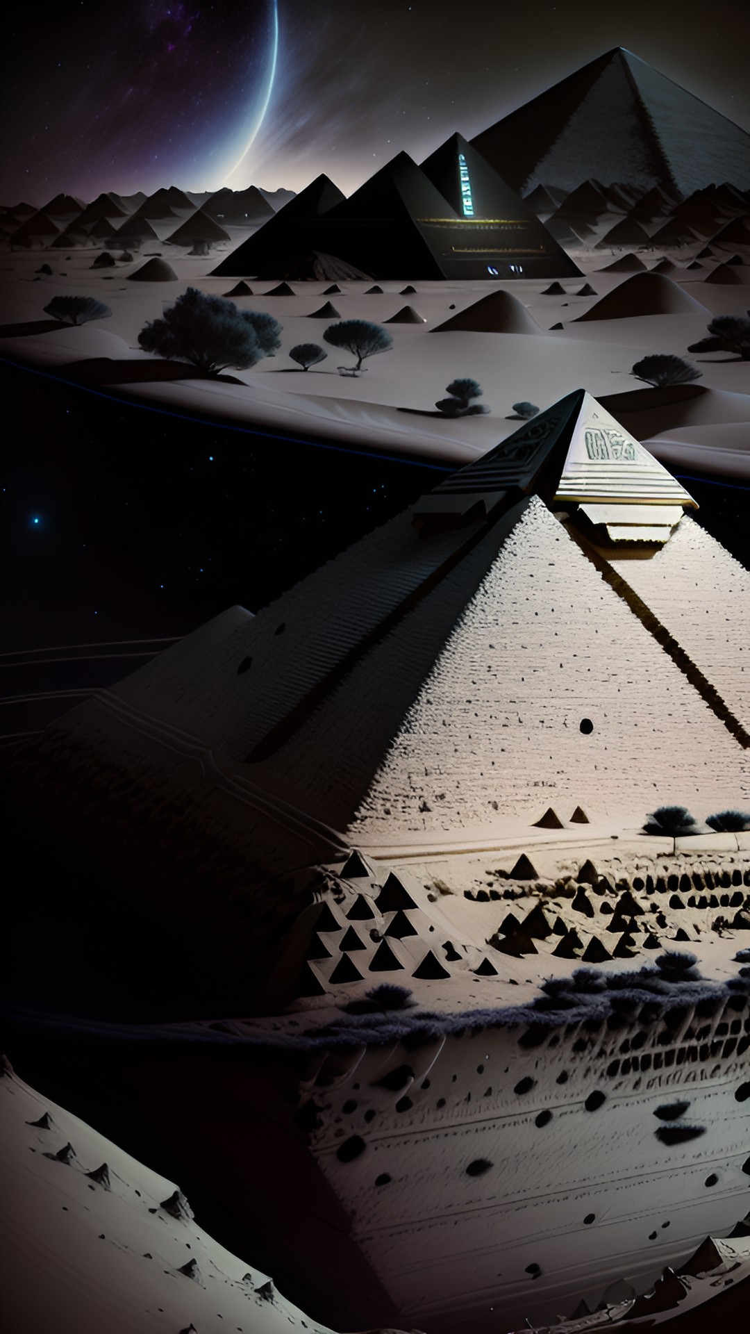 egyptian pyramids and alien space craft preview