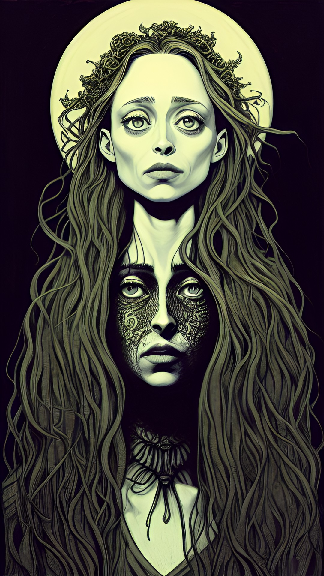 fiona apple drawn by tim burton preview