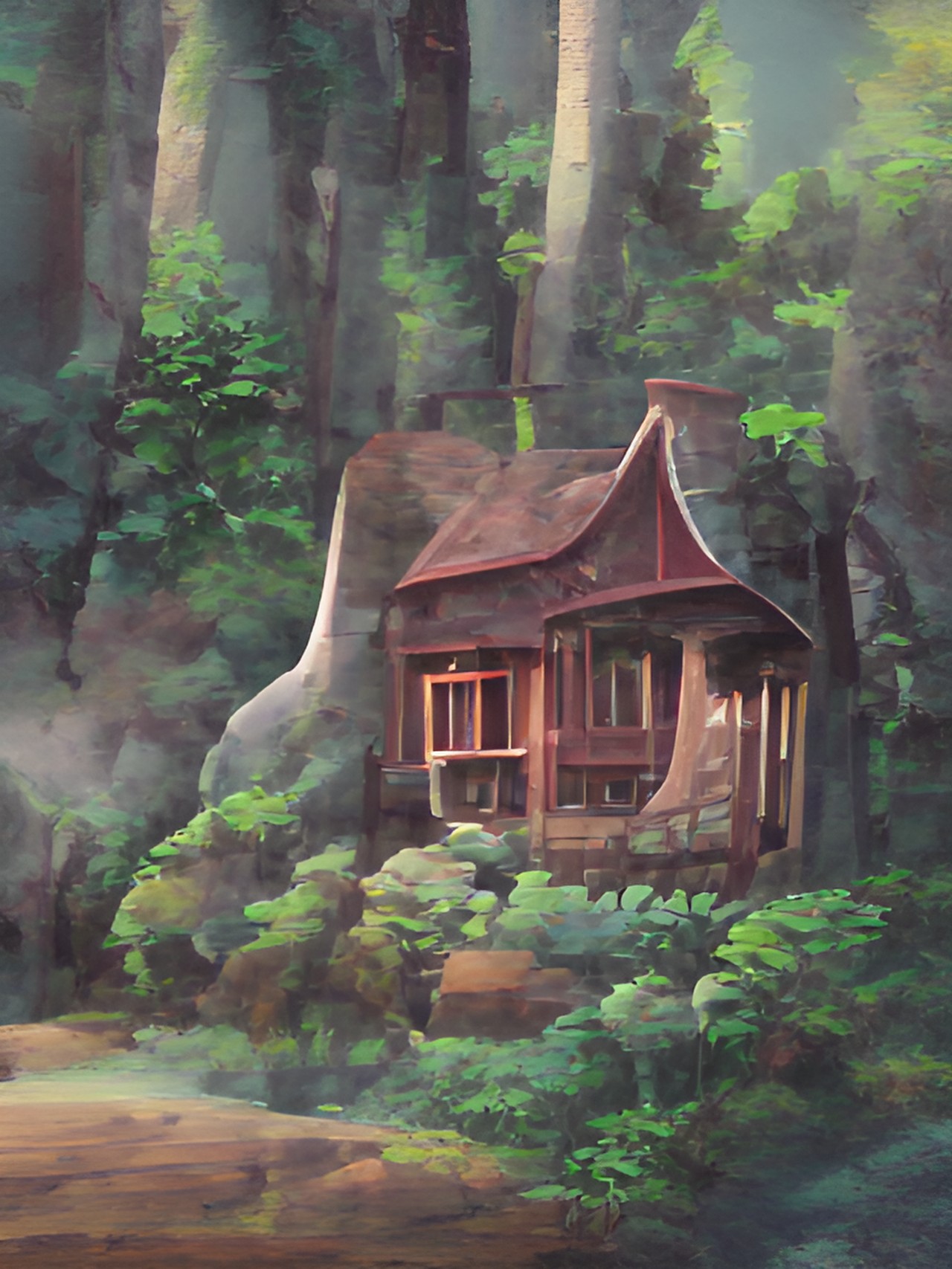 cottage in the woods preview