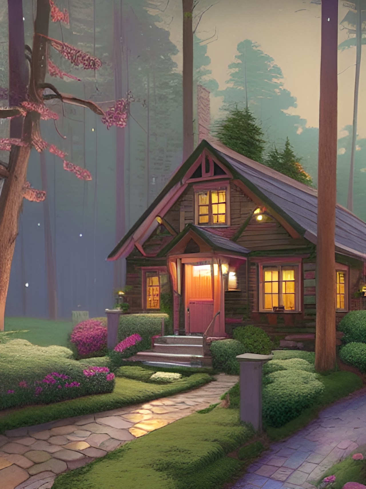 cottage in the woods preview