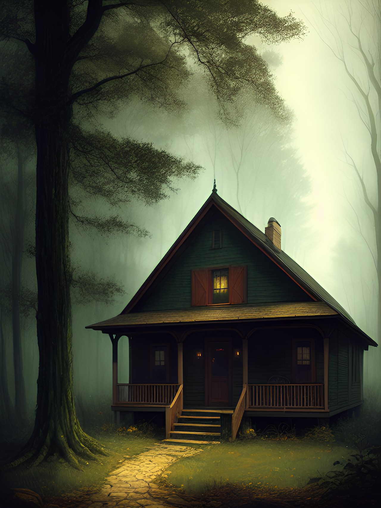 cottage in the woods preview