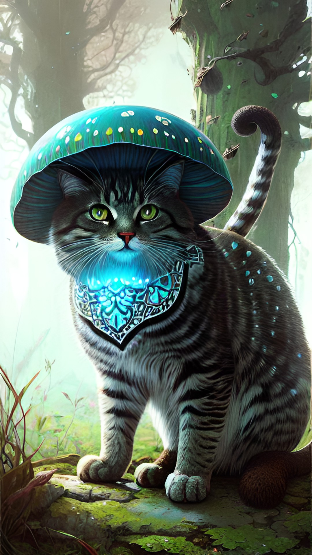 Mushroom Cat - elemental mushroom cat preview