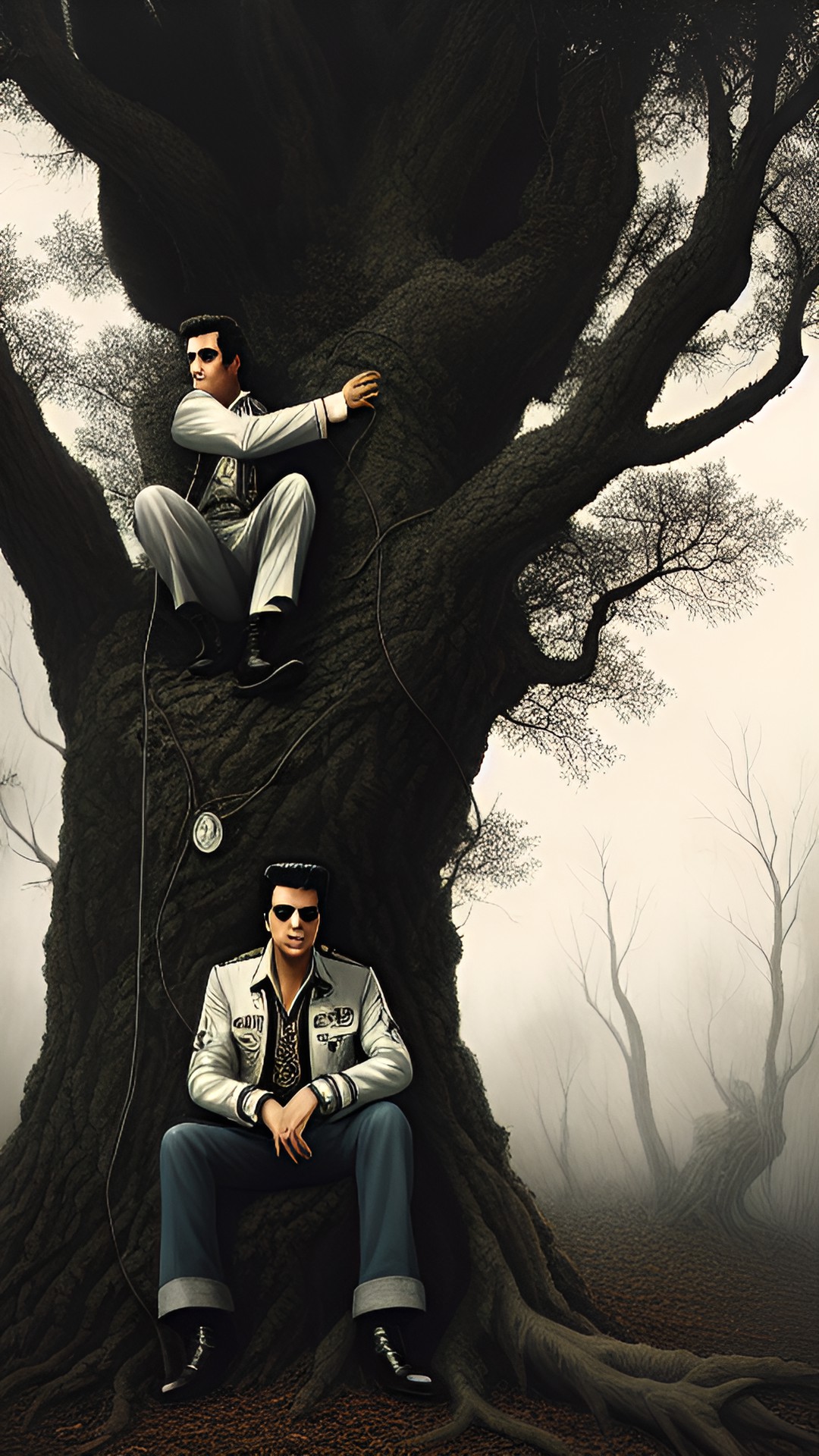 Elvis Prestree - elvis presley in a tree preview