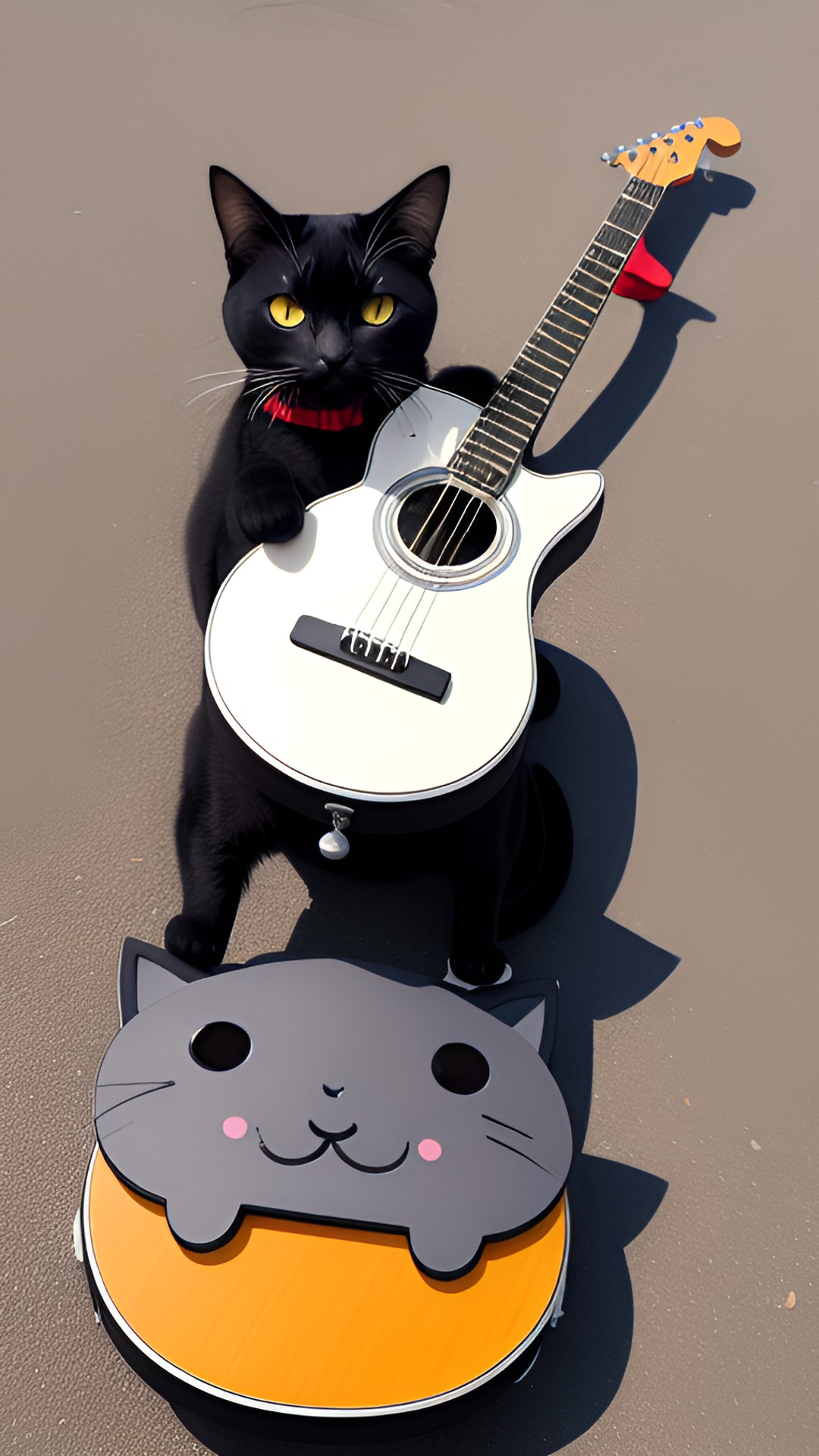 cat guitar preview