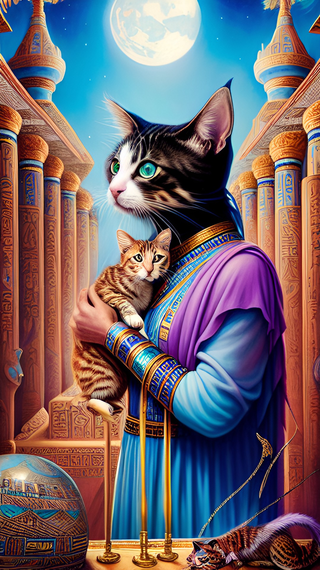 herodotus traveling through ancient egypt with a kitten preview