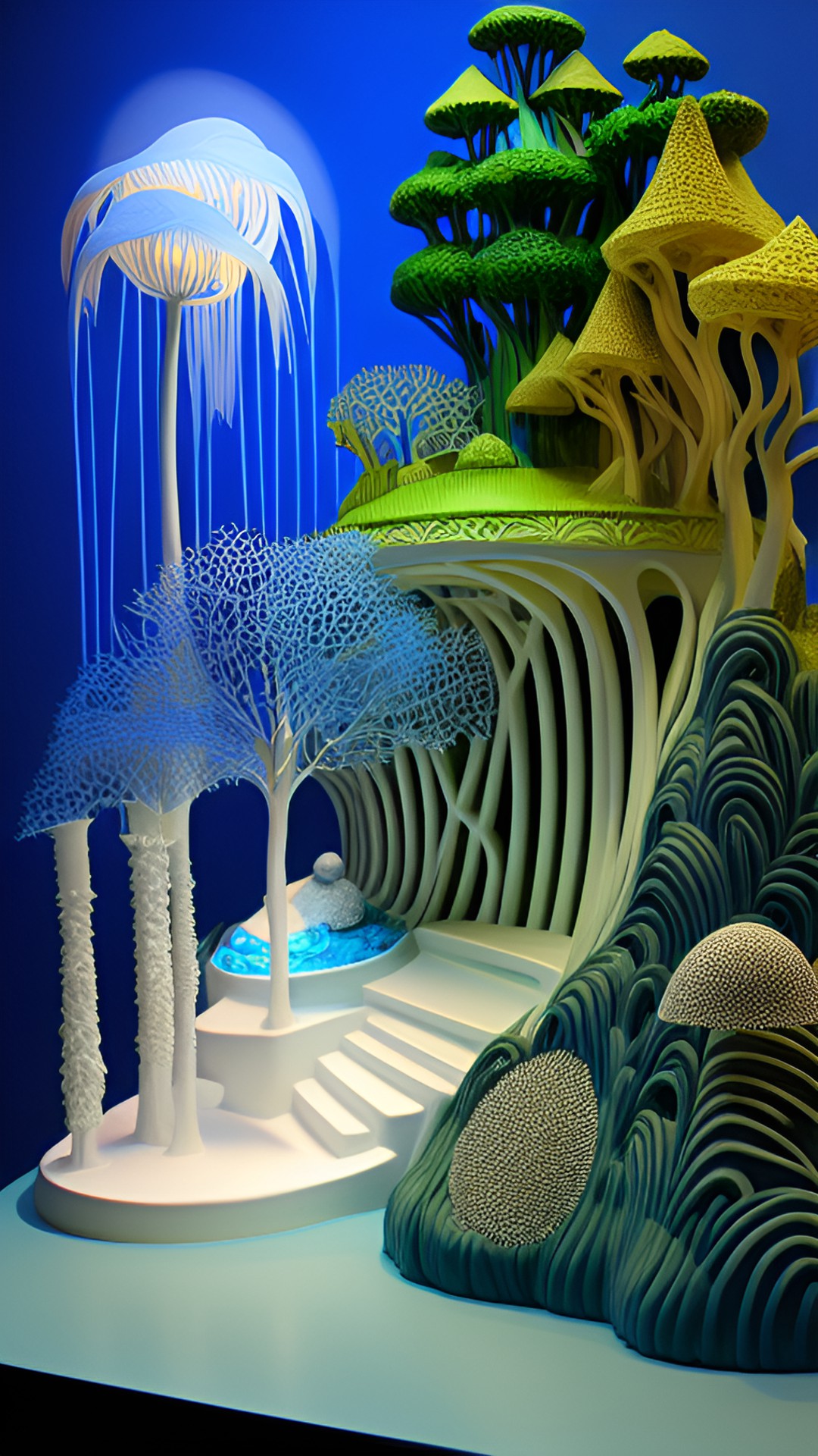 "kay nielsen" sculpture “samorost” “david hockney” electric, whimsical, 3d printed preview