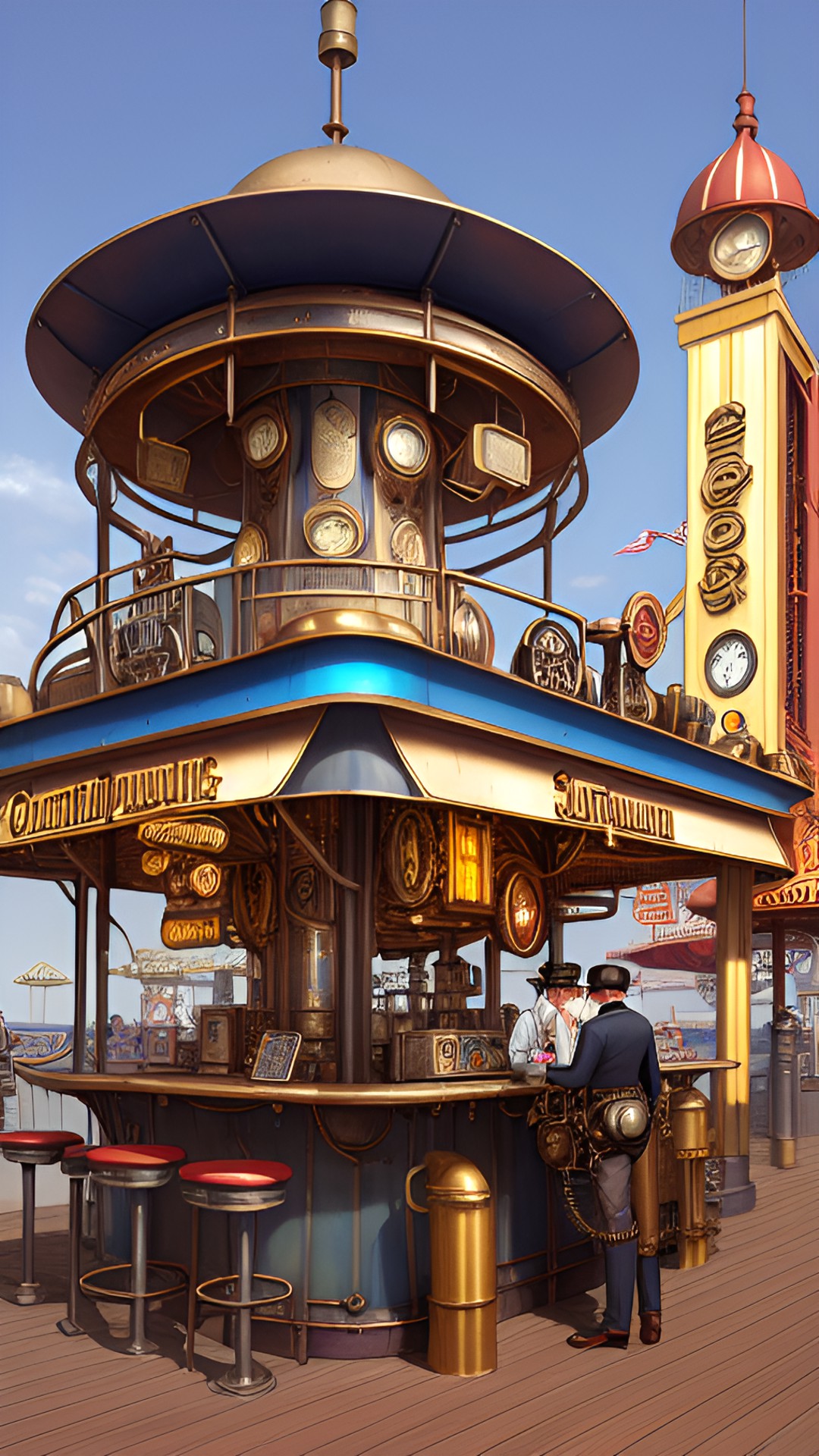 1950s coney stand on the boardwalk in new jersey preview