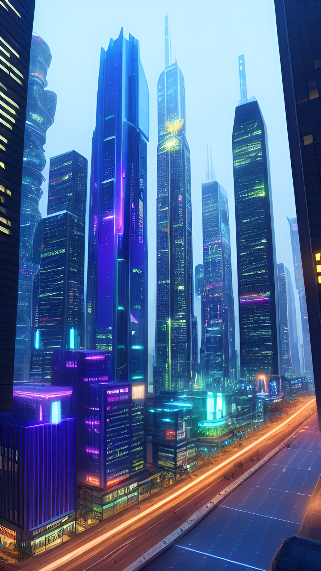 futuristic city preview