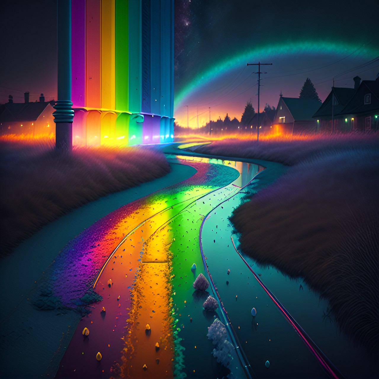 rainbow gutter preview