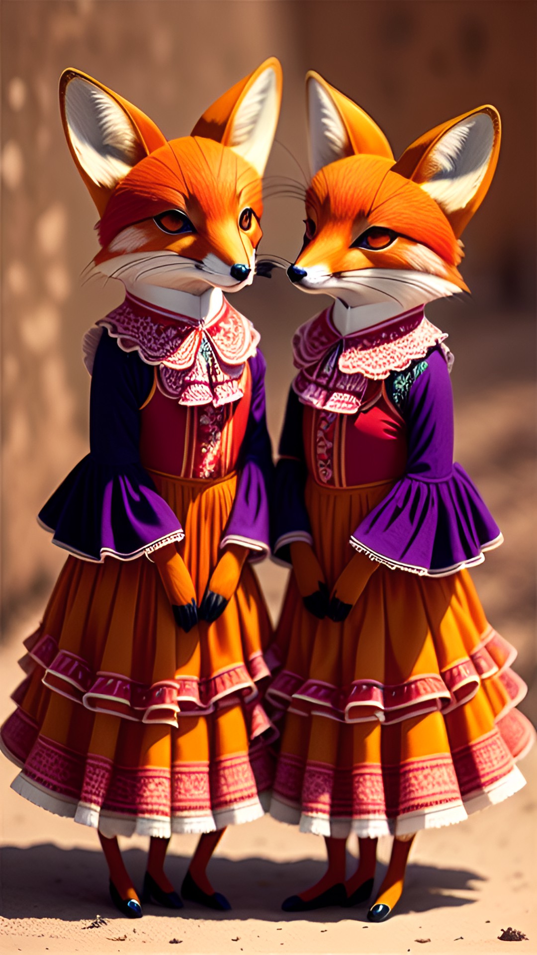 flamenco foxes preview