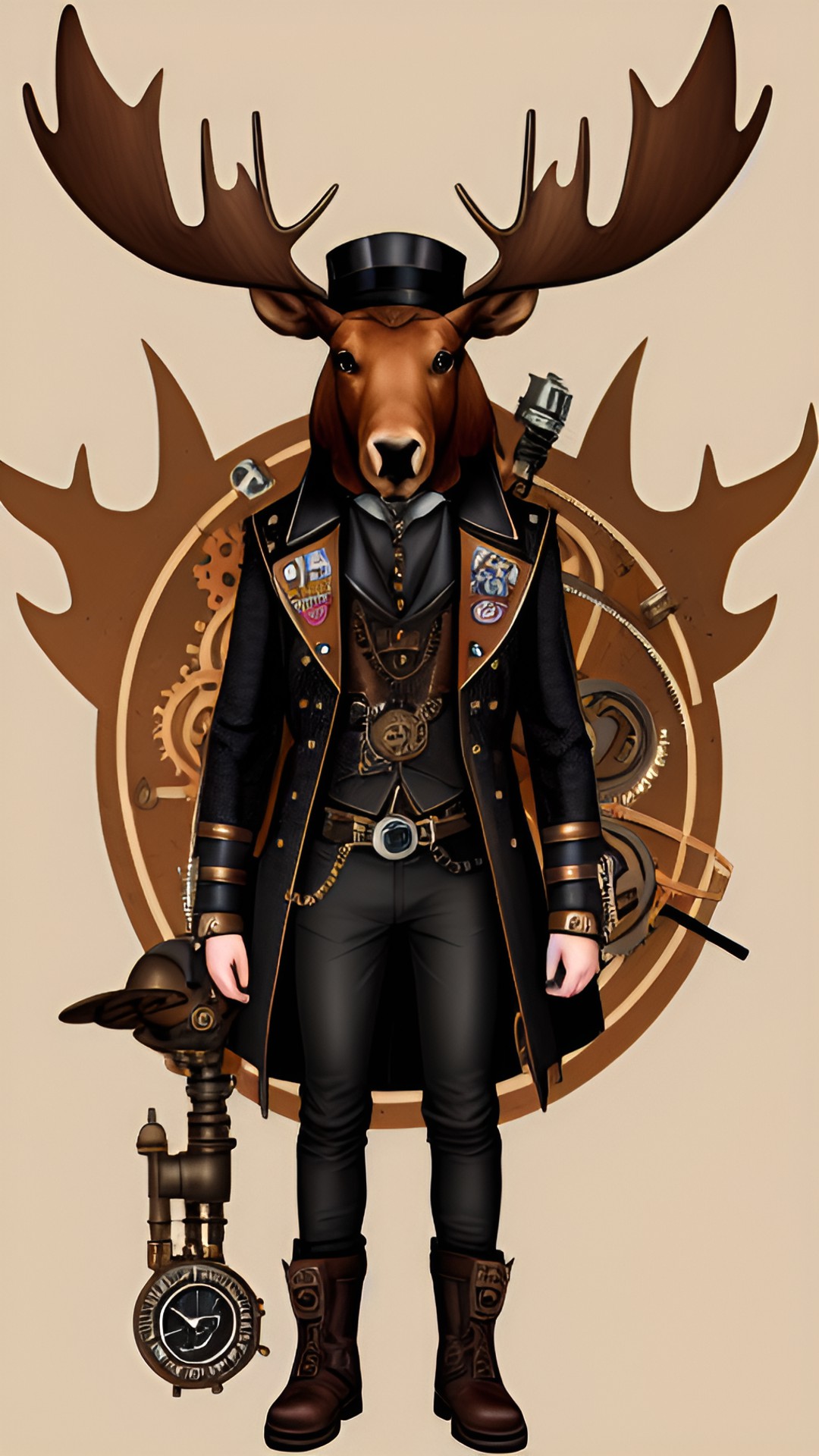 steampunk moose preview