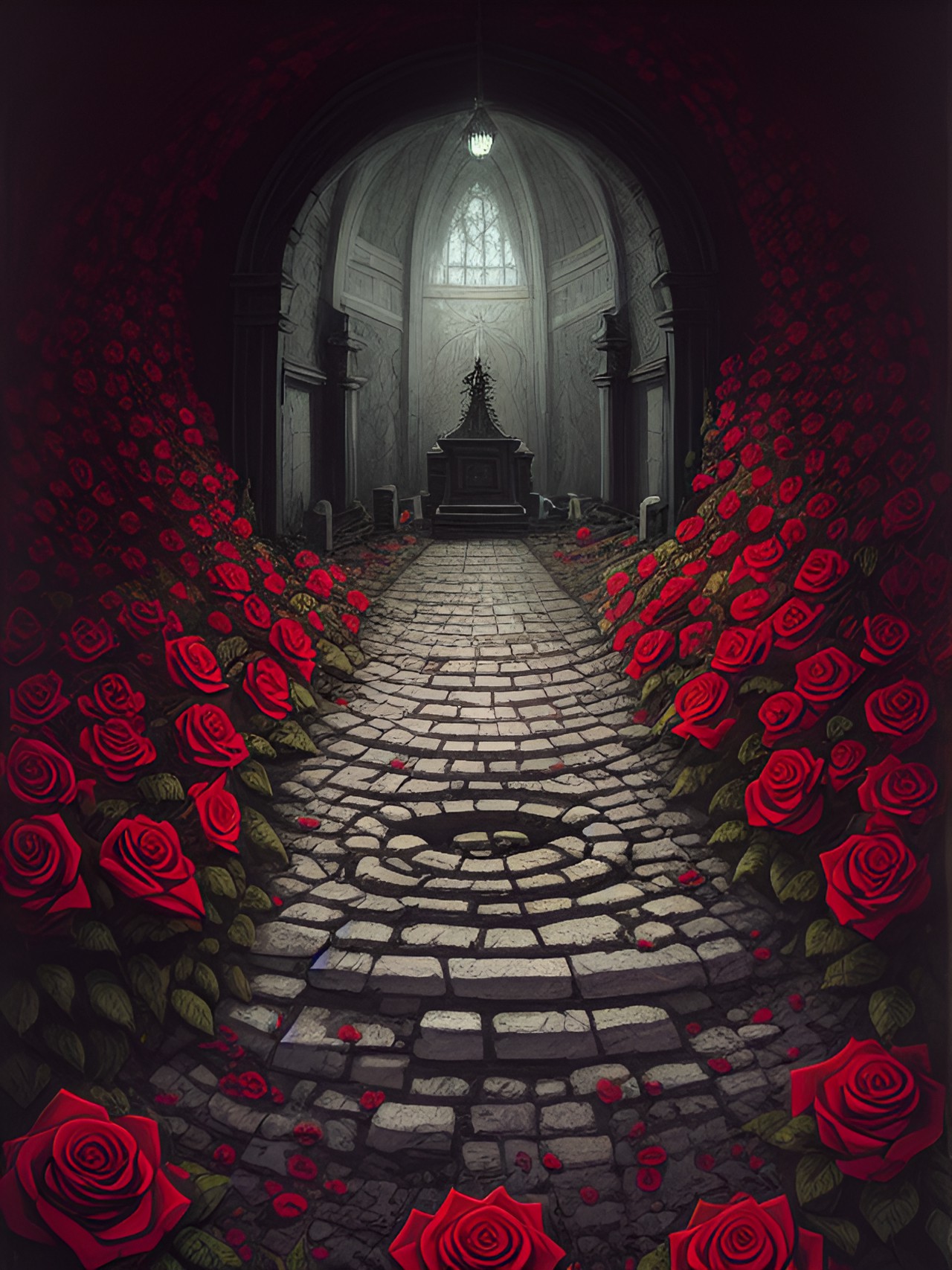 in a grave of roses preview