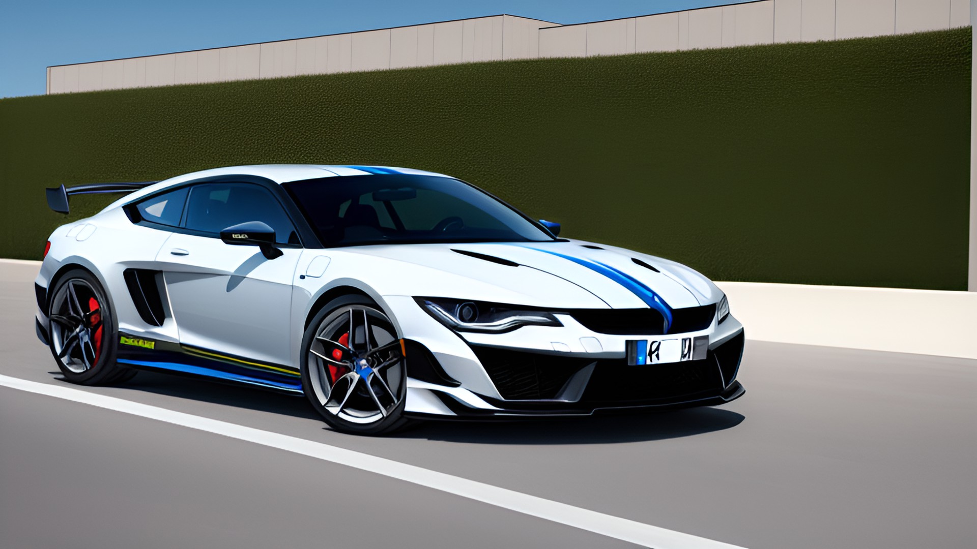 modern 2 door supersport car preview