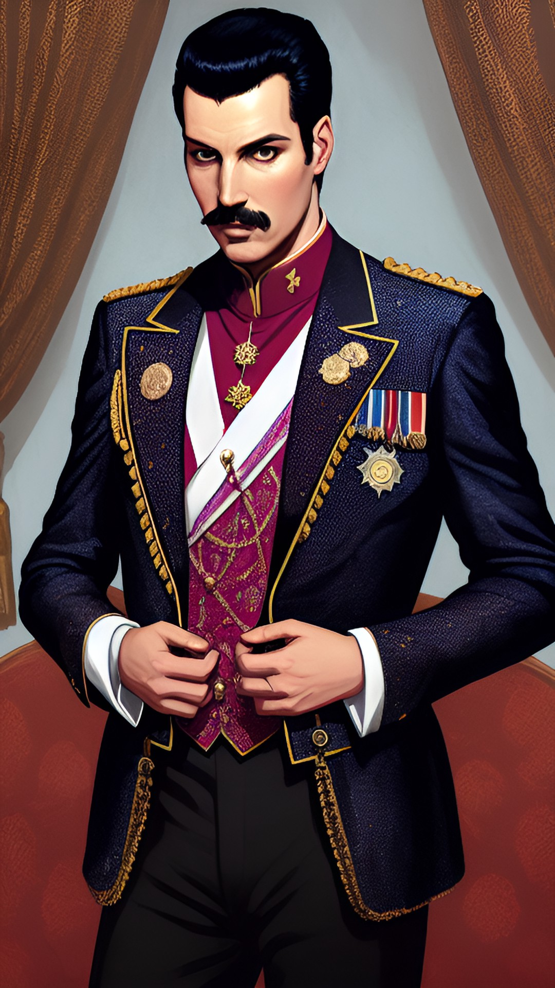 freddy mercury as an ottoman prince preview