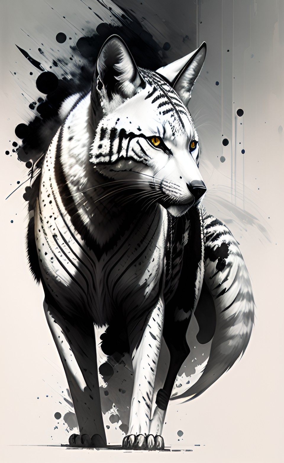 white thylacine preview