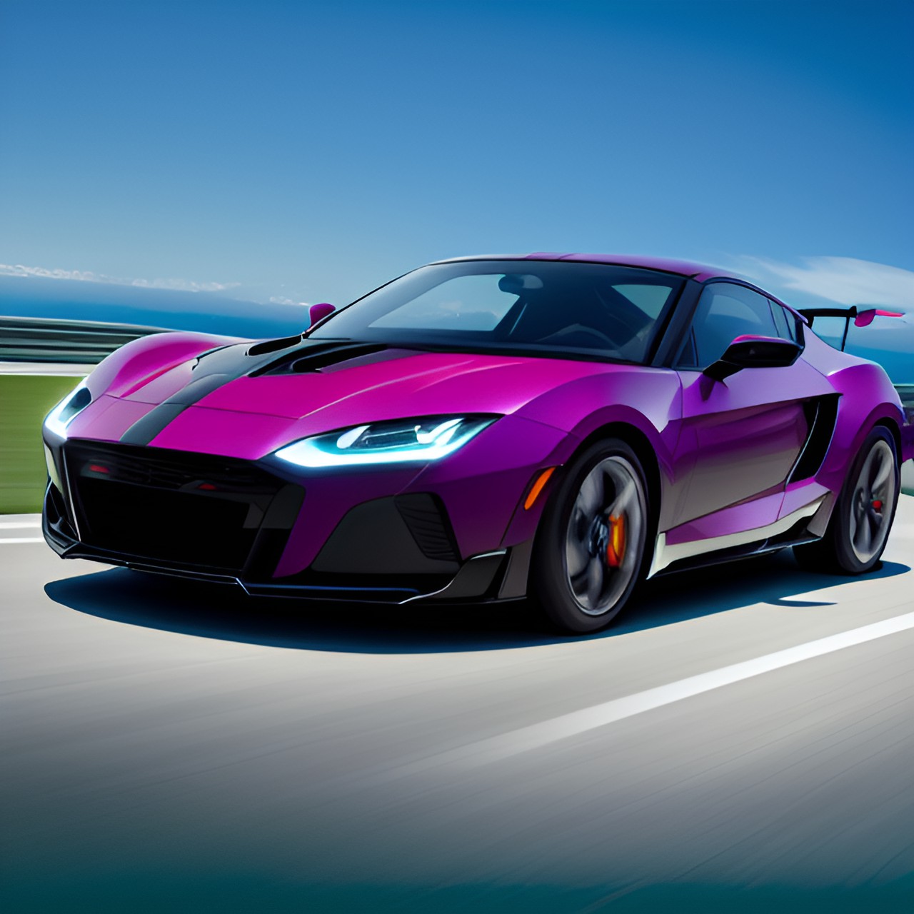 2020's supersport muscle futuristic modern sports car preview