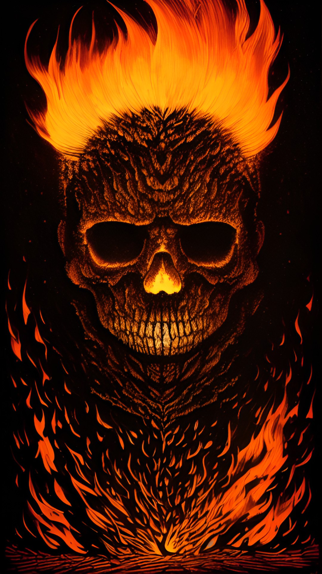 Bonfire Skull - bonfire preview