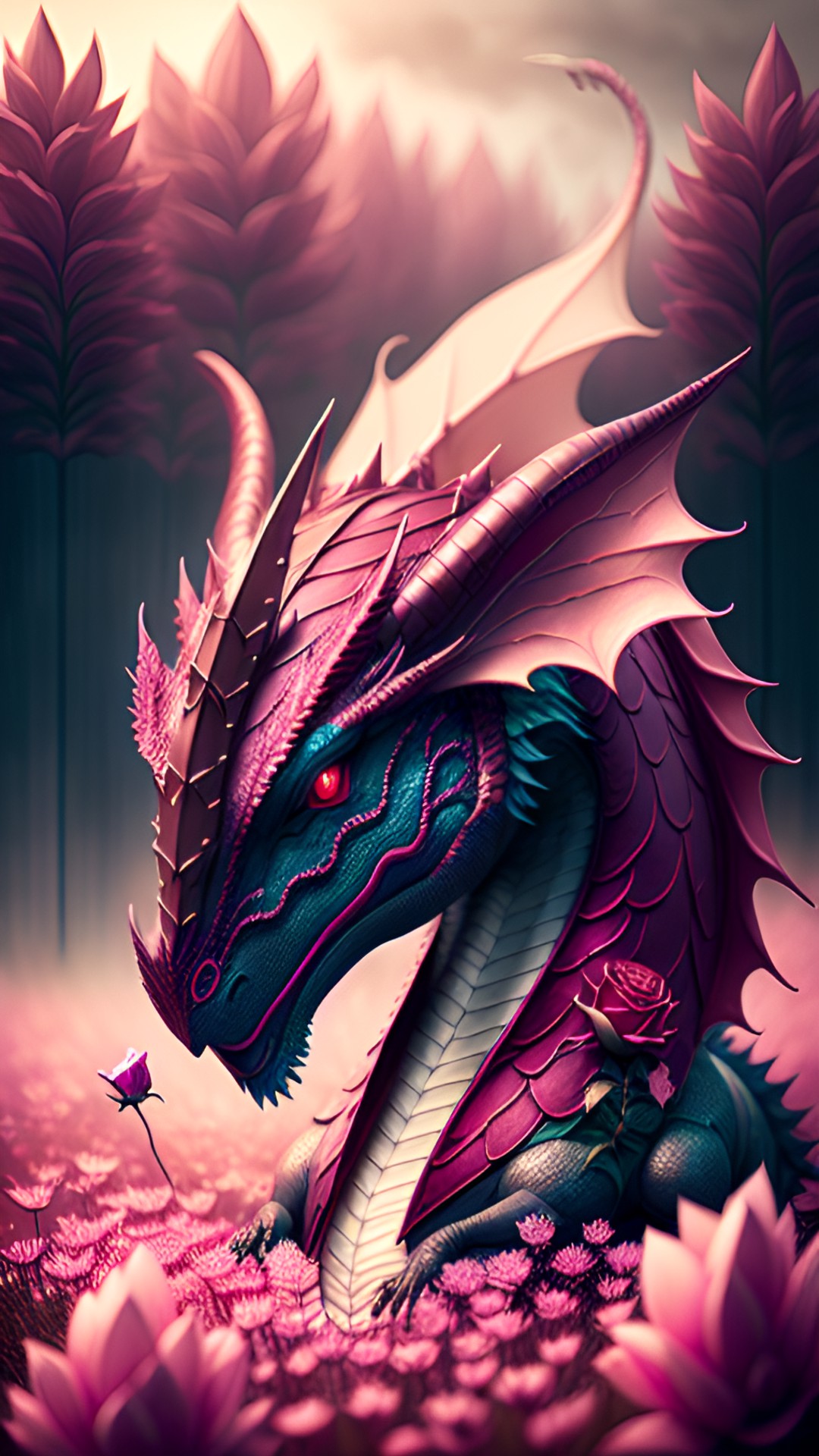 rose petal dragon. preview