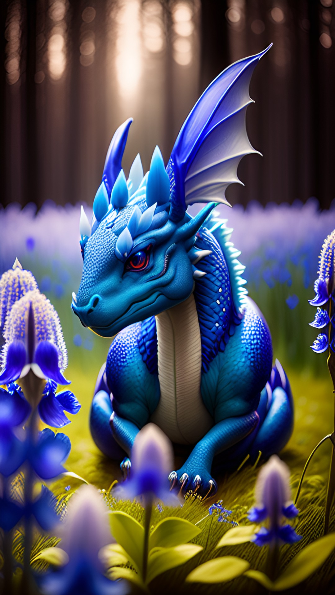 bluebell flower dragon preview