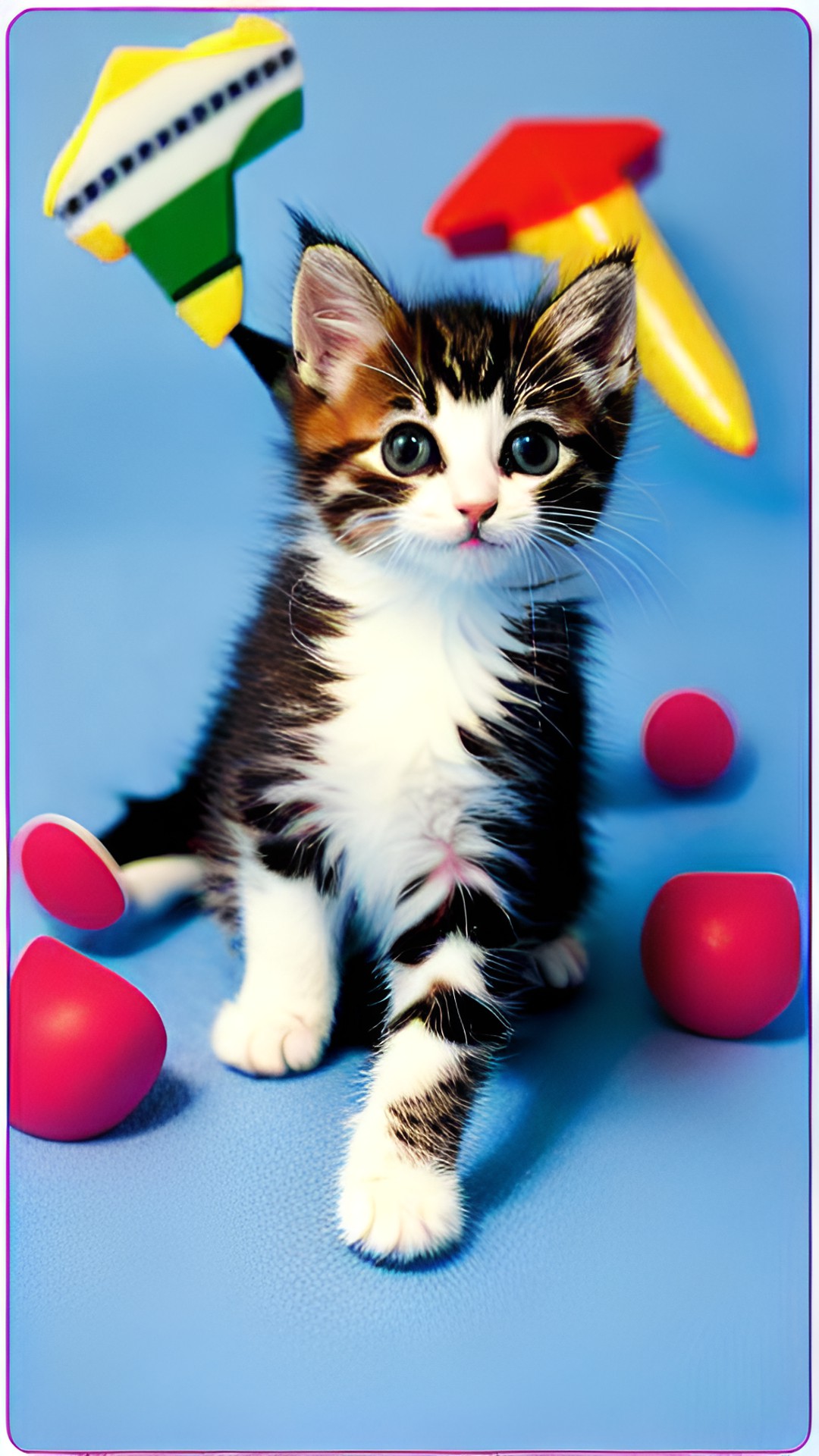 adorable kitten airplane toy preview