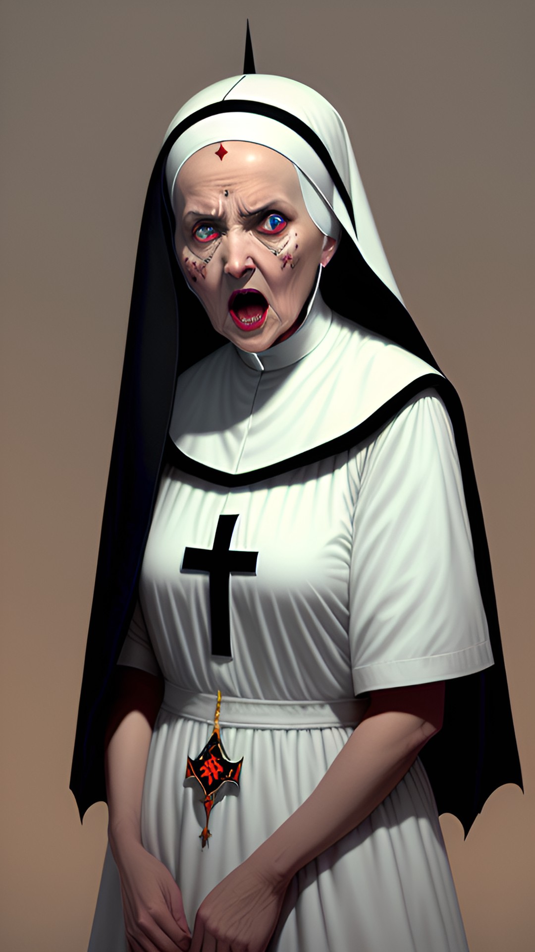 scary nun preview