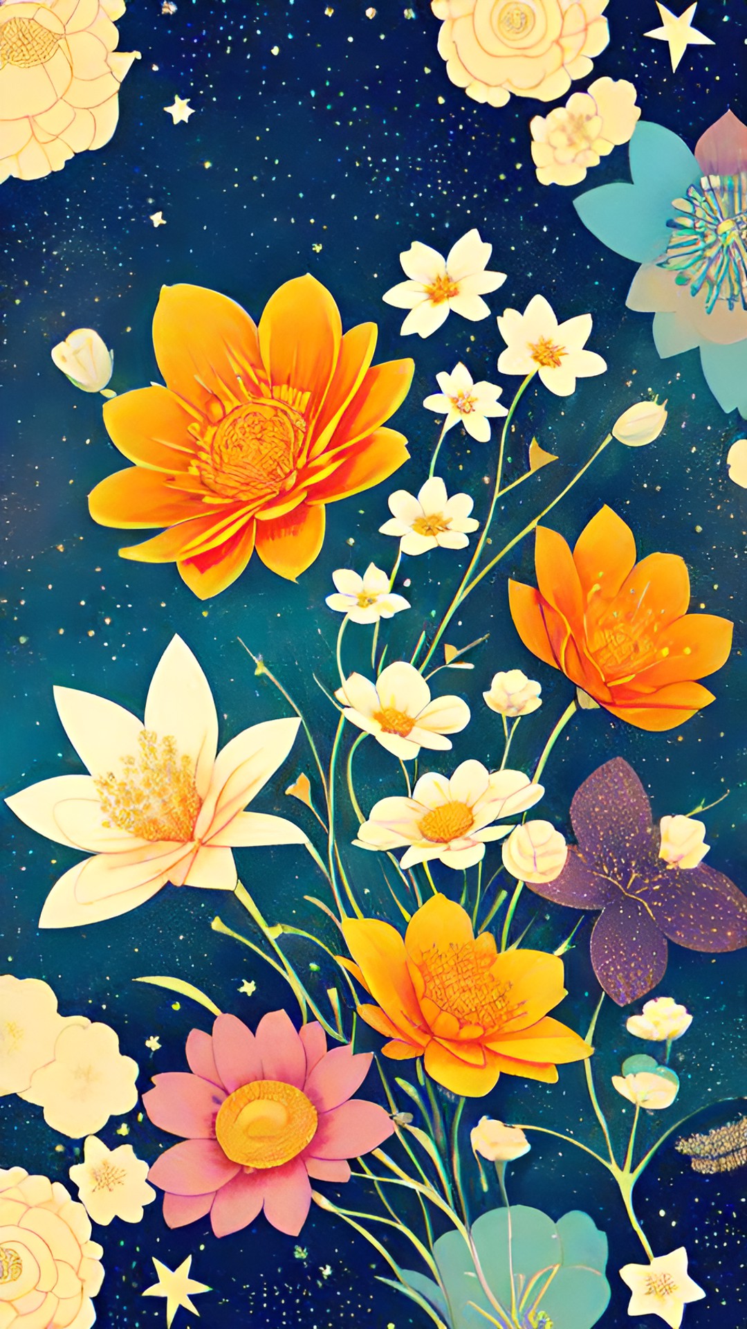 flowers and stars preview