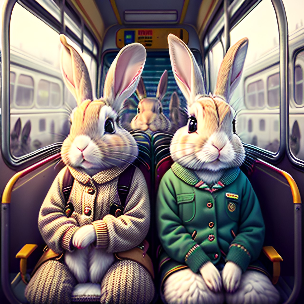 rabbits on the bus preview